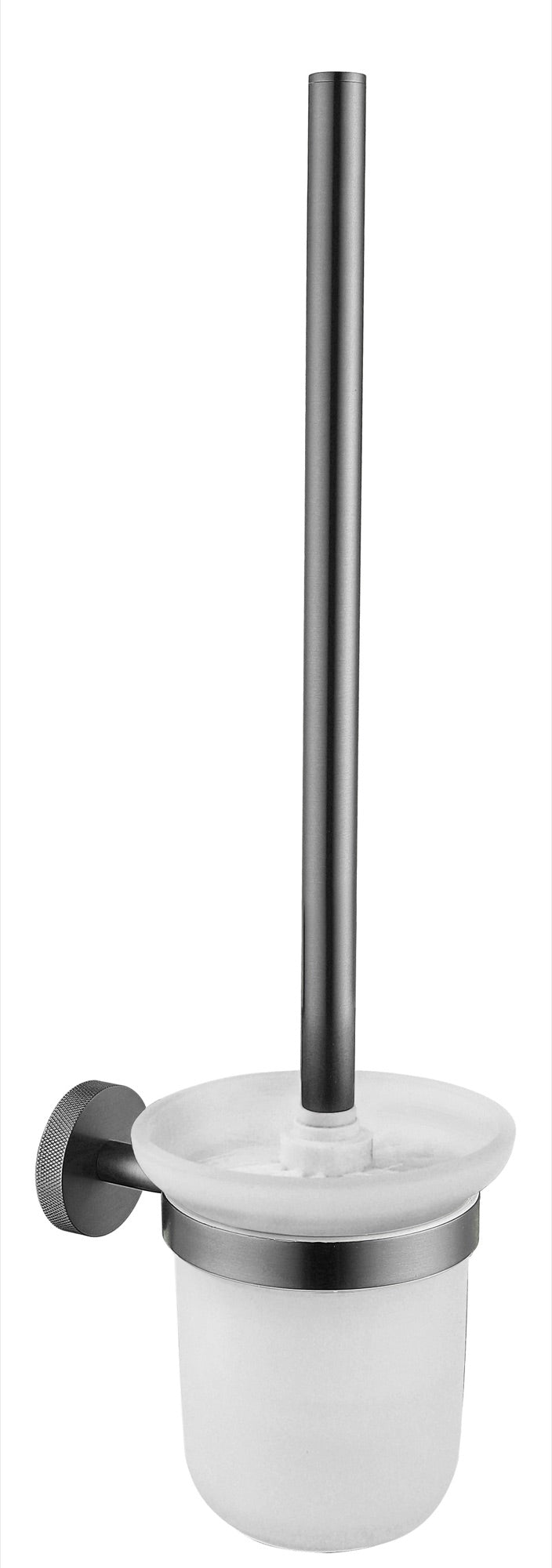 Galby Toilet brush & holder - Gunmetal Grey (RA8176)